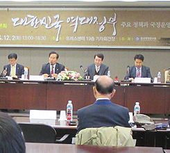 ´ëÇѹα¹ ¿ª´ë Á¤ºÎ ÁÖ¿äÁ¤Ã¥°ú ±¹Á¤¿î¿µ