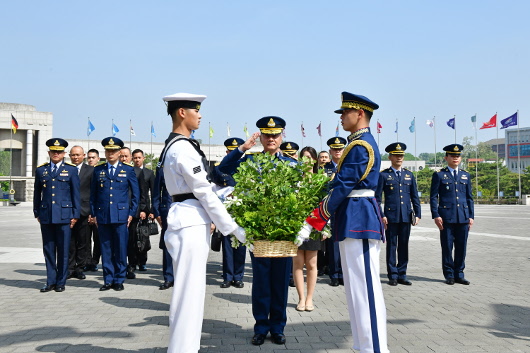 태국 공군참모총장, 전쟁기념관 참전기념..